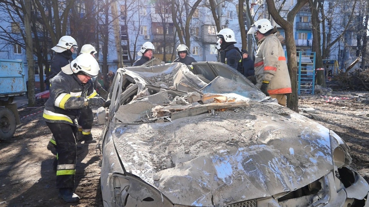 обстріл п'ятиповерхівки у Запоріжжі