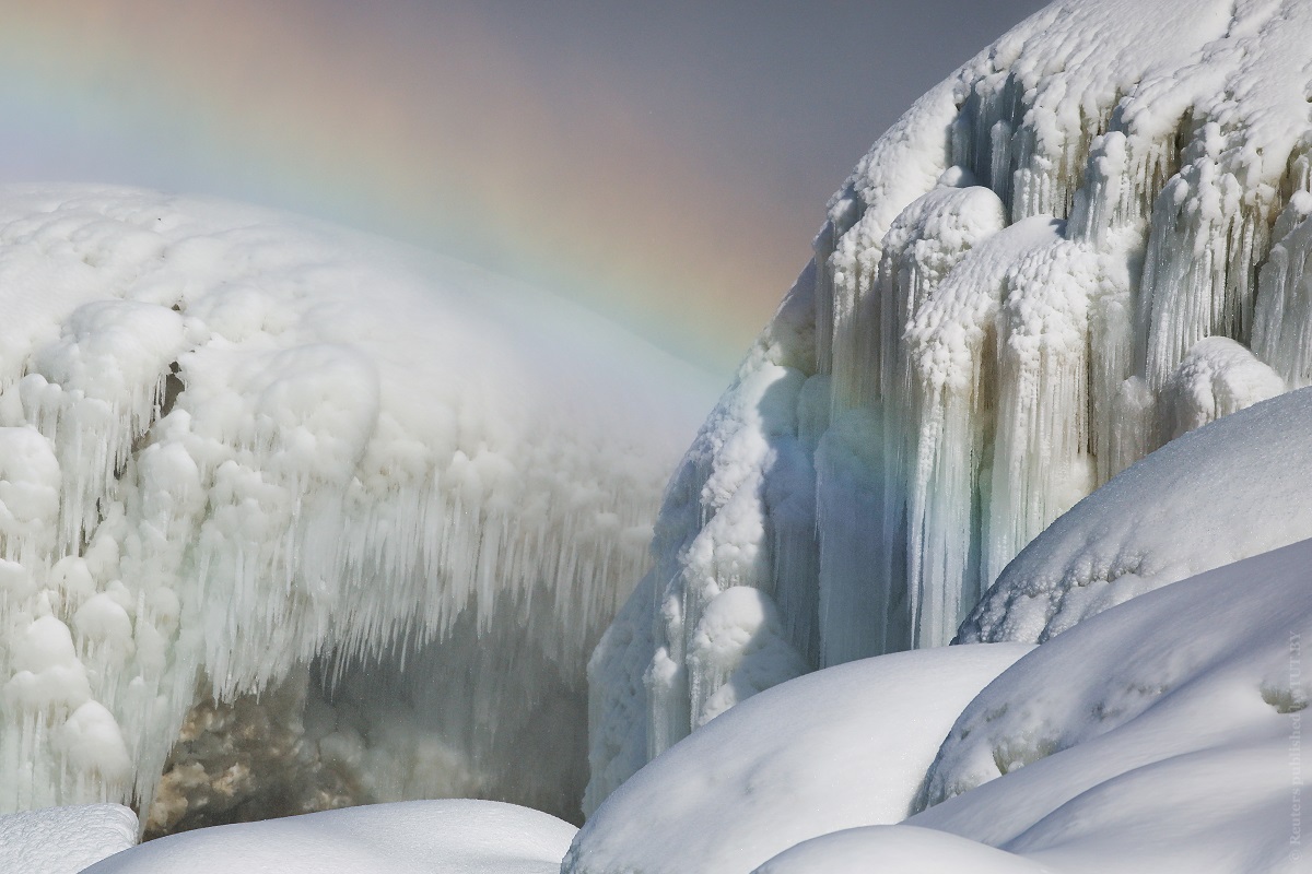 Ниагарский водопад замерз 2014 фото