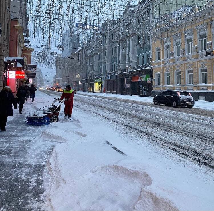 Харьков замело снегом. Фото: instagram