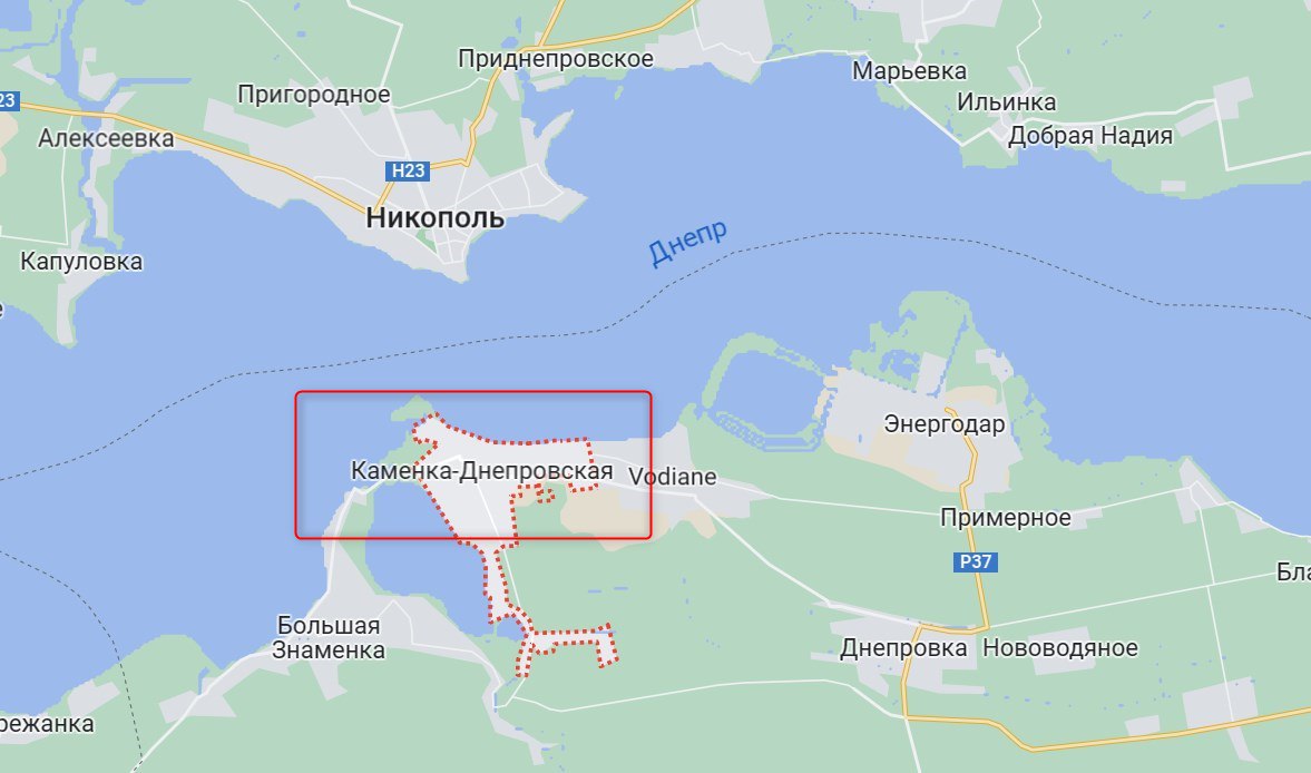 У Кам'янці=Дніпровській піднявся рівень води